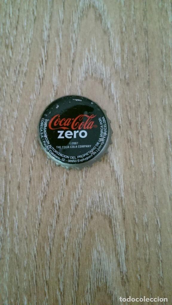 Otras botellas y bebidas antiguas de colecci&oacute;n: CHAPA COCA-COLA &laquo;ZERO&raquo; - Foto 1