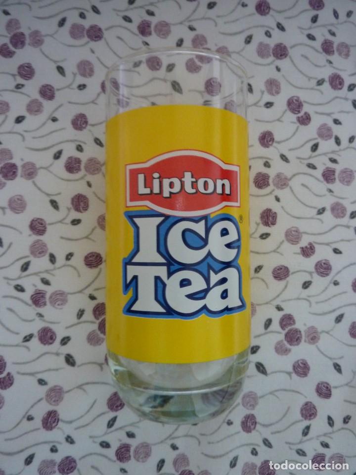 Otras botellas y bebidas antiguas de colecci&oacute;n: VASO ICE TEA - Foto 1