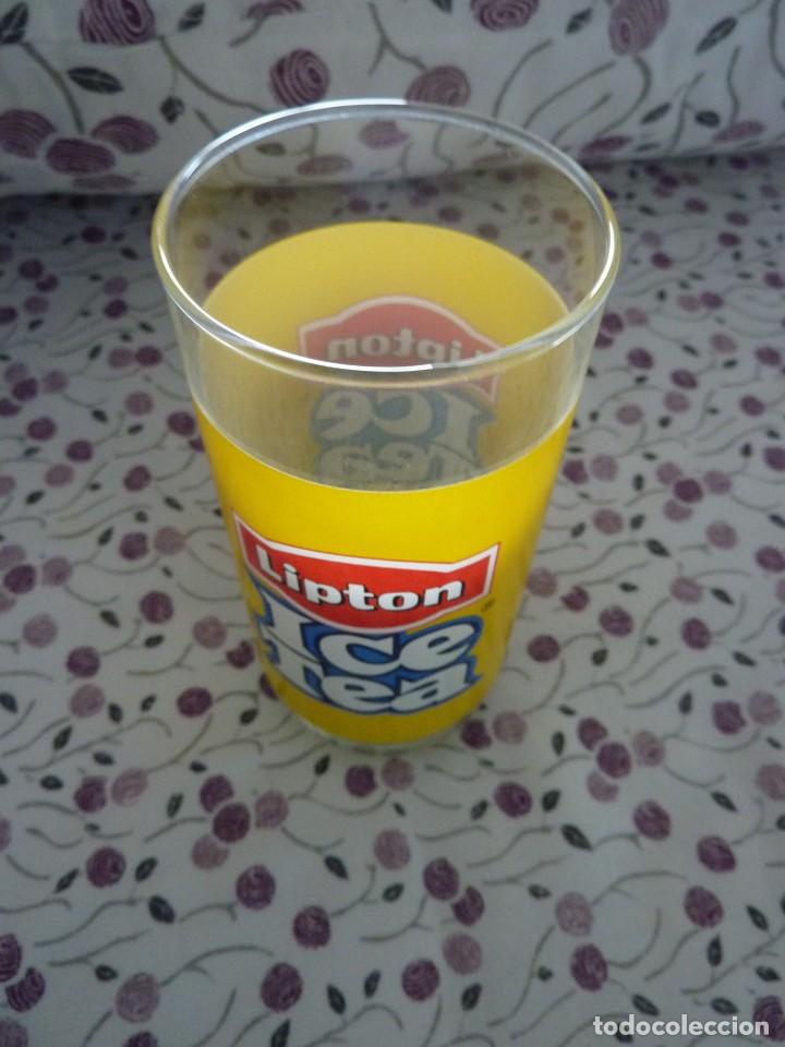 Otras botellas y bebidas antiguas de colecci&oacute;n: VASO ICE TEA - Foto 2