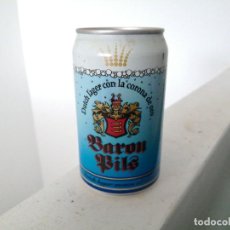 Otras Botellas y Bebidas Antiguas de colección: LATA DE BARON PILS CORONA DE ORO CERVEZA BIRRA BIERE BEER
