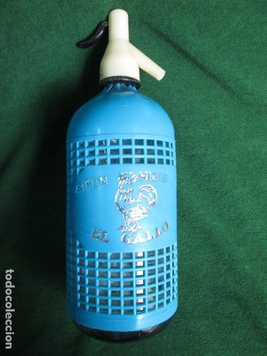 Otras botellas y bebidas antiguas de colecci&oacute;n: Sif&oacute;n El gallo - Foto 1