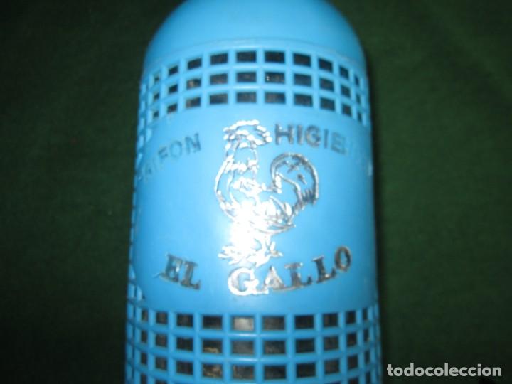 Otras botellas y bebidas antiguas de colecci&oacute;n: Sif&oacute;n El gallo - Foto 2