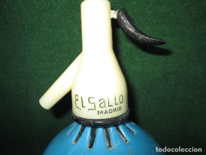 Otras botellas y bebidas antiguas de colecci&oacute;n: Sif&oacute;n El gallo - Foto 4