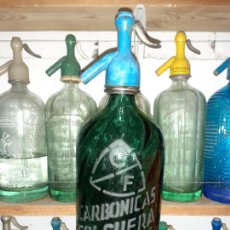 Otras Botellas y Bebidas Antiguas de colección: SIFÓN CARBÓNICAS FOLGUERA SAN ADRIÁ DEL BESÓS 