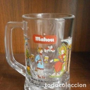Collectionnisme d'Autres Bouteilles et Boissons : JARRA DE CERVEZA MAHOU VISIGODOS A&Ntilde;O 573 JARRA-73 ,2