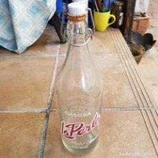 Otras Botellas y Bebidas Antiguas de colección: GASEOSA LA PERLA MATARO