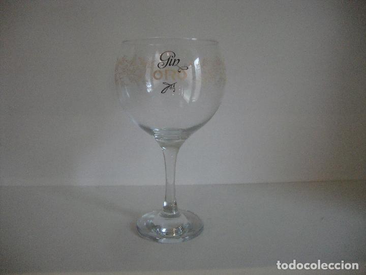 Otras botellas y bebidas antiguas de colecci&oacute;n: COPA GIN ORO - Foto 1