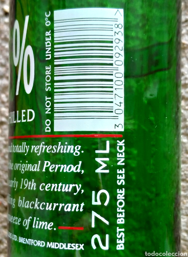 Otras botellas y bebidas antiguas de colecci&oacute;n: Rara Botella Pernod Hex Combinado - Foto 4