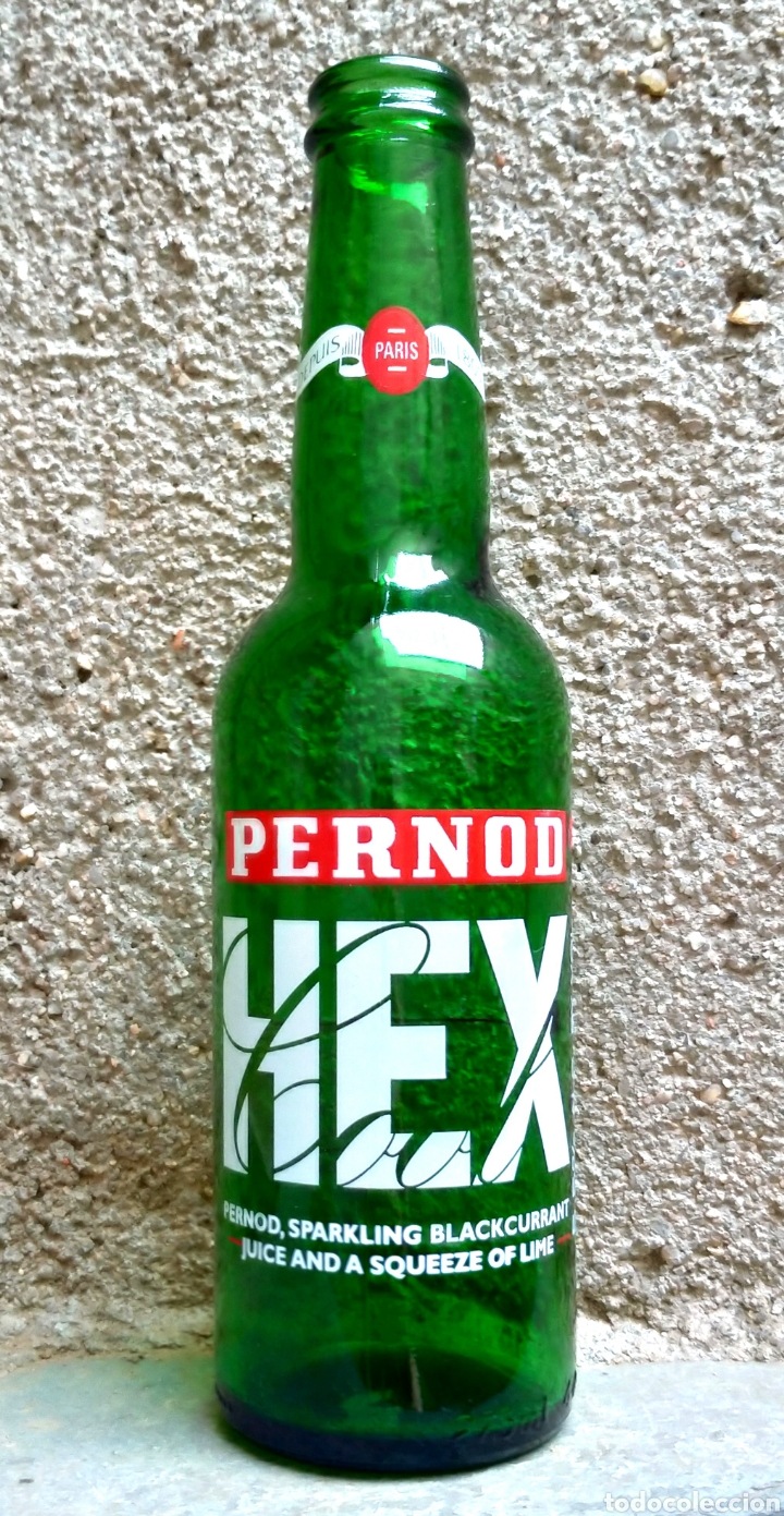 Otras botellas y bebidas antiguas de colecci&oacute;n: Rara Botella Pernod Hex Combinado - Foto 1