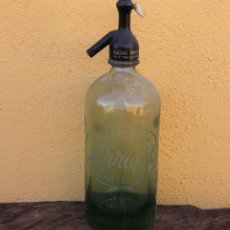 Otras Botellas y Bebidas Antiguas de colección: SIFÓN DE GASEOSAS ARRUFAT GRABADO A LA ARENA