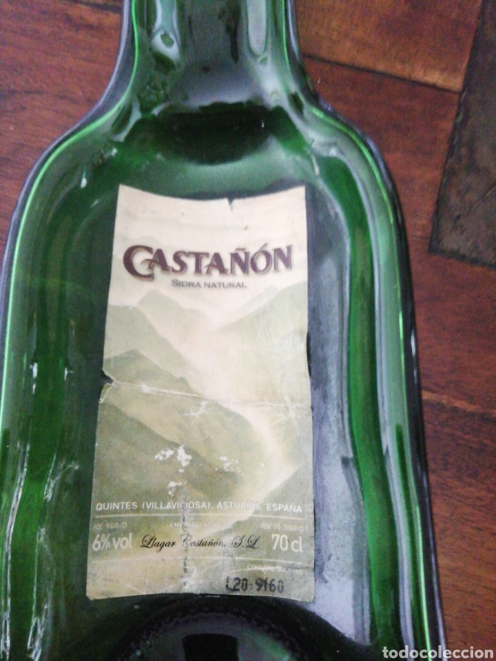 Otras botellas y bebidas antiguas de colecci&oacute;n: Botella plana - Foto 2