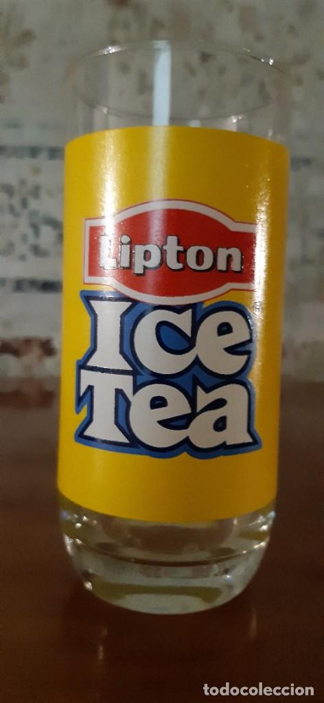 Otras botellas y bebidas antiguas de colecci&oacute;n: VASO LIPTON ICE TEA - Foto 2