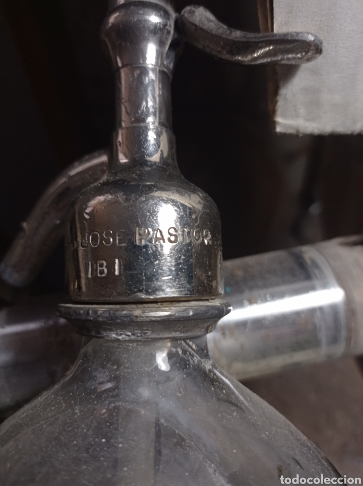 Otras botellas y bebidas antiguas de colecci&oacute;n: Sifon de Ibi. - Foto 4