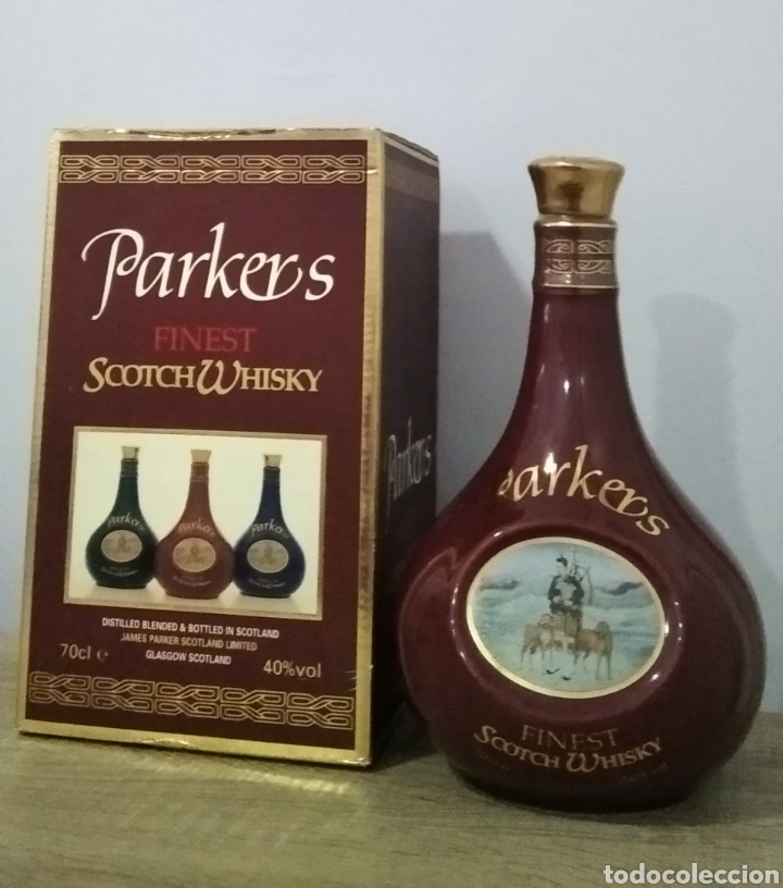 Collectionnisme d'Autres Bouteilles et Boissons : Whisky Parkers Finest Decanter 40% 70cl