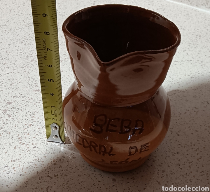 Otras botellas y bebidas antiguas de colecci&oacute;n: JARRA DE BARRO - Foto 3