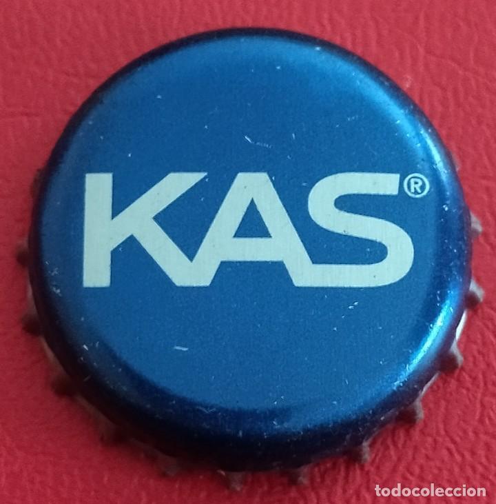 Otras botellas y bebidas antiguas de colecci&oacute;n: Chapa de refresco Las. - Foto 1