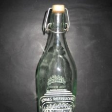 Otras Botellas y Bebidas Antiguas de colección: BOTELLA GASEOSA LA PREFERIDA. BARROS BURGARIN. CERCEDO PONTEVEDRA
