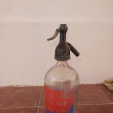 Otras Botellas y Bebidas Antiguas de colección: SIFÓN MAR DEL SUR MARBELLA. Lote 375691539