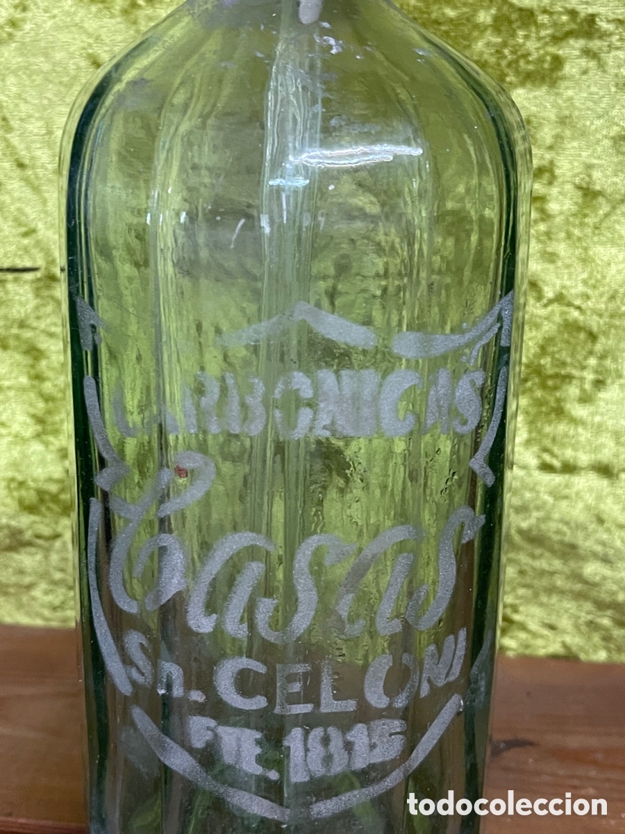 Otras botellas y bebidas antiguas de colecci&oacute;n: Sifon - Foto 2