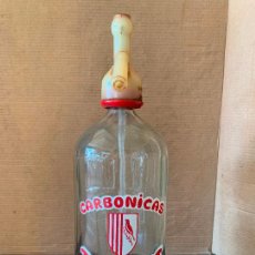 Otras Botellas y Bebidas Antiguas de colección: ANTIGUO SIFON... CARBONICAS TORRENT. TORTELLA. CAPUCHON DE PLASTICO. Lote 388785479