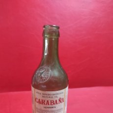 Otras Botellas y Bebidas Antiguas de colección: ANTIGUA BOTELLA DE AGUA CARABAÑA, LA FAVORITA. Lote 392486674