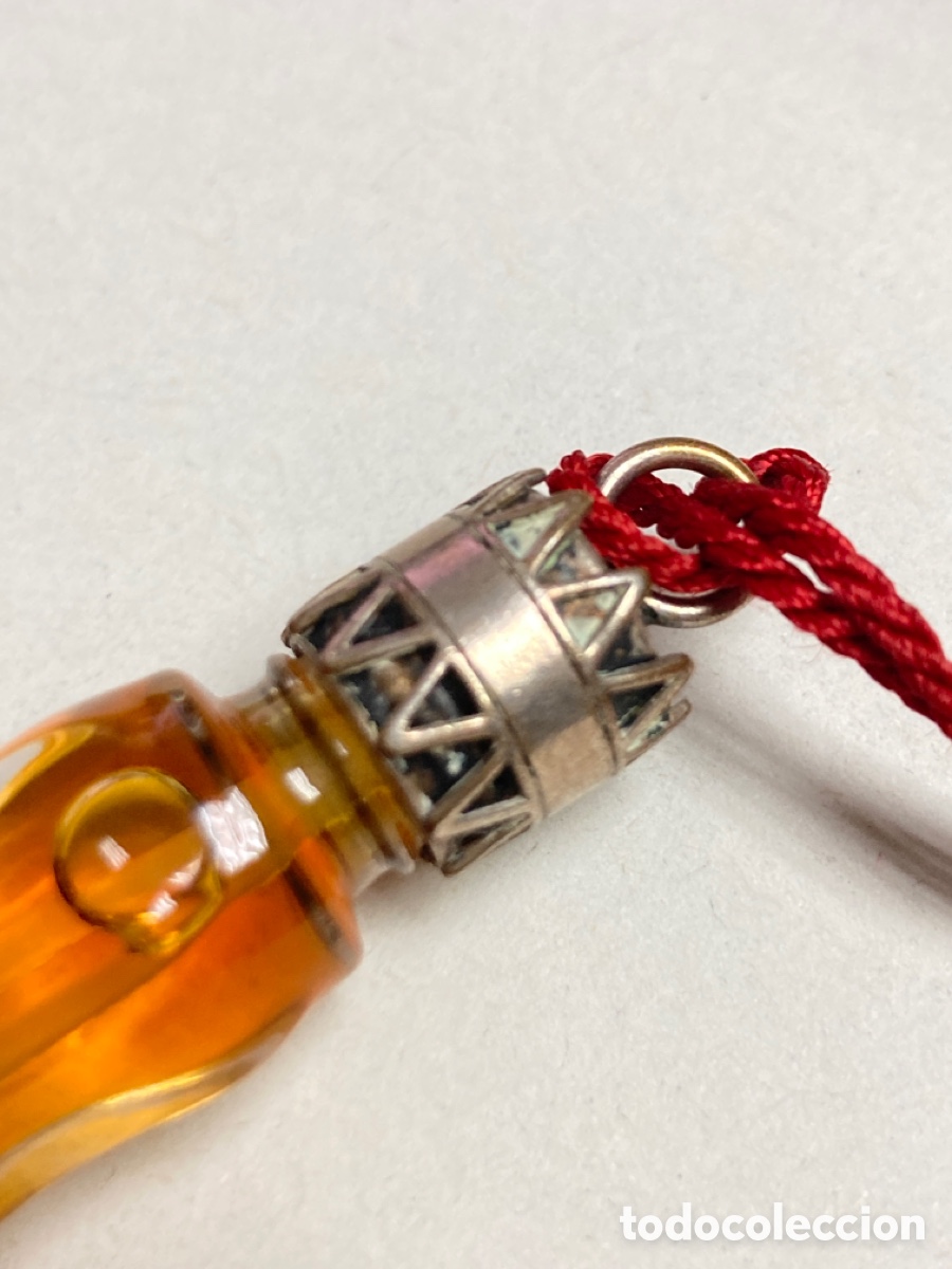 Otras botellas y bebidas antiguas de colecci&oacute;n: Botella de perfume miniatura en su caja - Foto 3