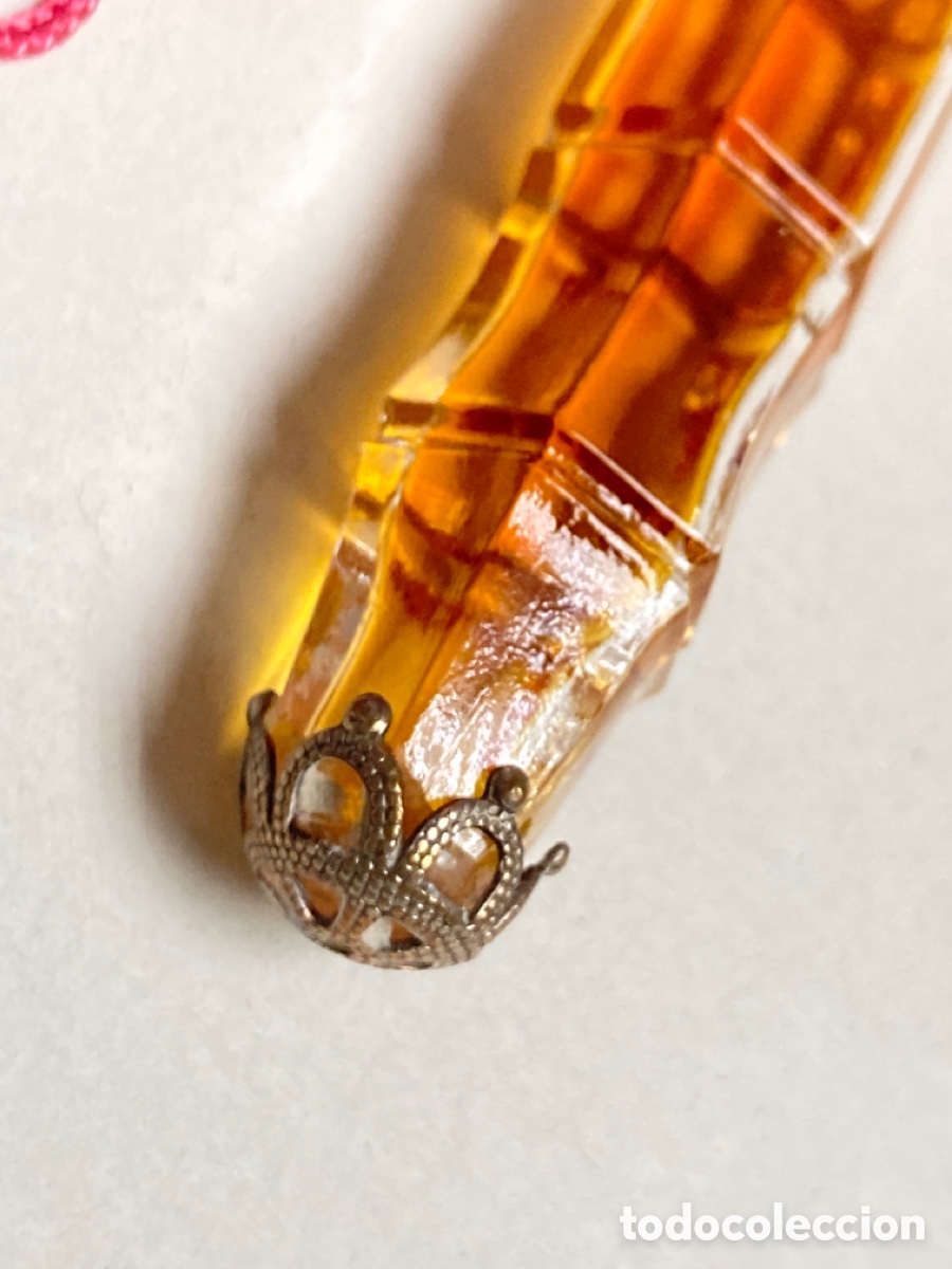 Otras botellas y bebidas antiguas de colecci&oacute;n: Botella de perfume miniatura en su caja - Foto 7