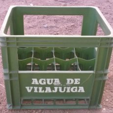 Otras Botellas y Bebidas Antiguas de colección: CAJA DE PLÁSTICO BOTELLAS AGUA DE VILAJUIGA