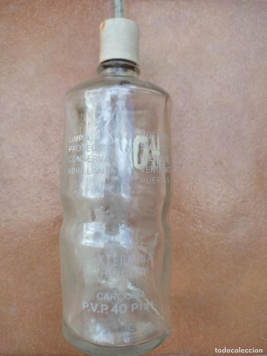Otras botellas y bebidas antiguas de colecci&oacute;n: FRASCO MOBLYSOL - Foto 3