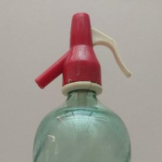 Otras Botellas y Bebidas Antiguas de colección: SIFÓN CRISTAL VERDE