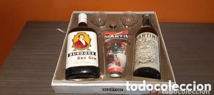 Otras botellas y bebidas antiguas de colecci&oacute;n: Estuche MARTINI - Foto 3
