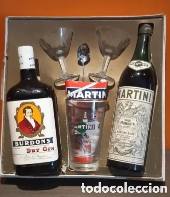 Otras botellas y bebidas antiguas de colecci&oacute;n: Estuche MARTINI - Foto 5