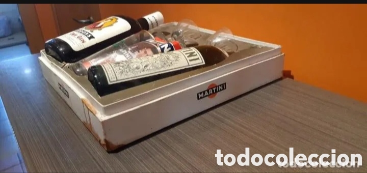 Otras botellas y bebidas antiguas de colecci&oacute;n: Estuche MARTINI - Foto 6