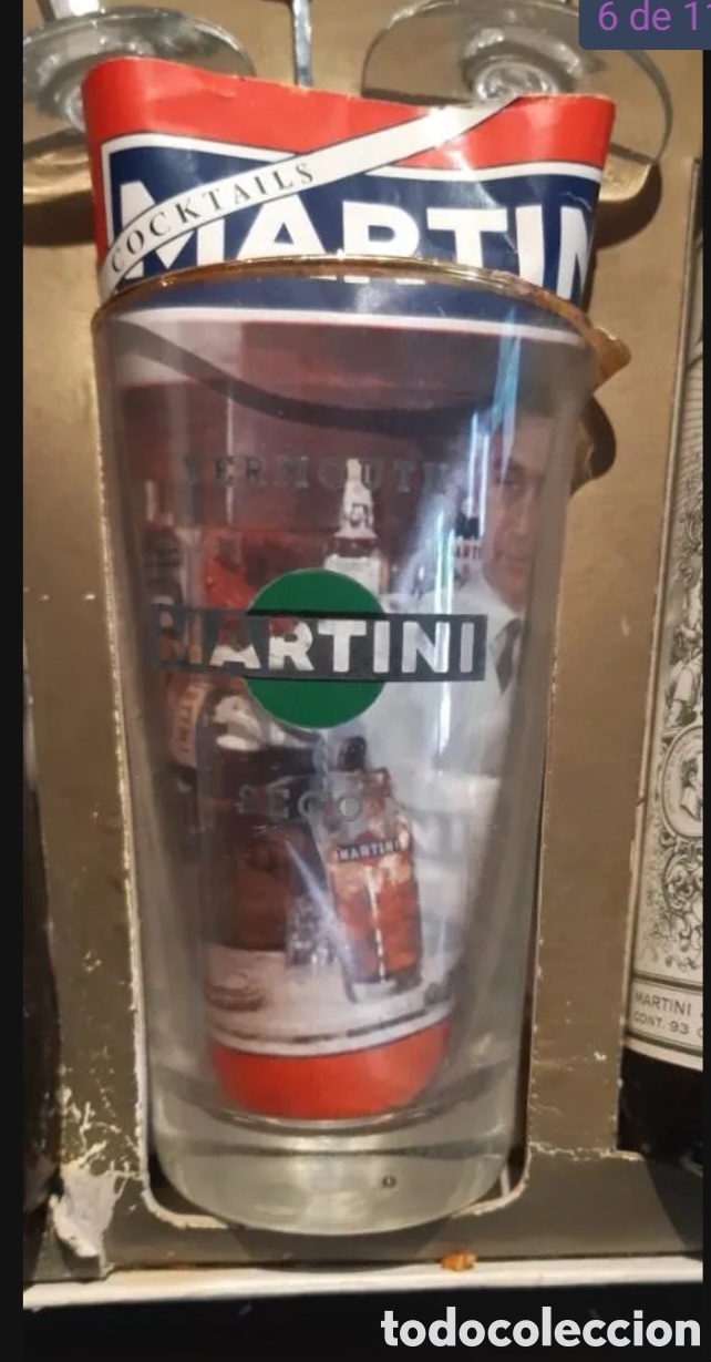 Otras botellas y bebidas antiguas de colecci&oacute;n: Estuche MARTINI - Foto 11