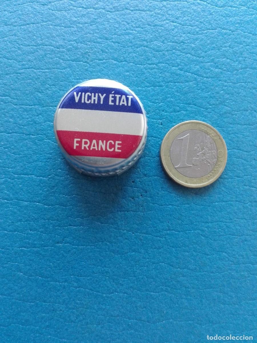 Sammeln andere Flaschen und Getr&auml;nke: ANTIGUO TAPON DE ROSCA DE ALUMINIO VICHY &Eacute;TAT - FRANCE