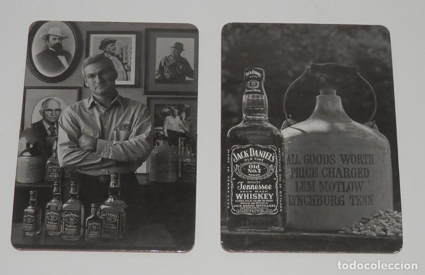 Sammeln andere Flaschen und Getr&auml;nke: LOTE DE 2 POSAVASOS-SCOTCH WHISKY JACK DANIEL'S