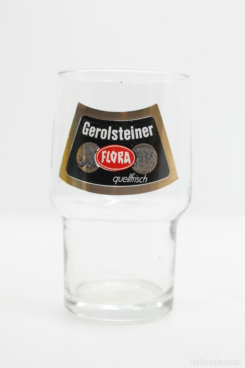 Collectionnisme d'Autres Bouteilles et Boissons : vaso GEROLSTEINER FLORA QUELLFRISCH Alemania