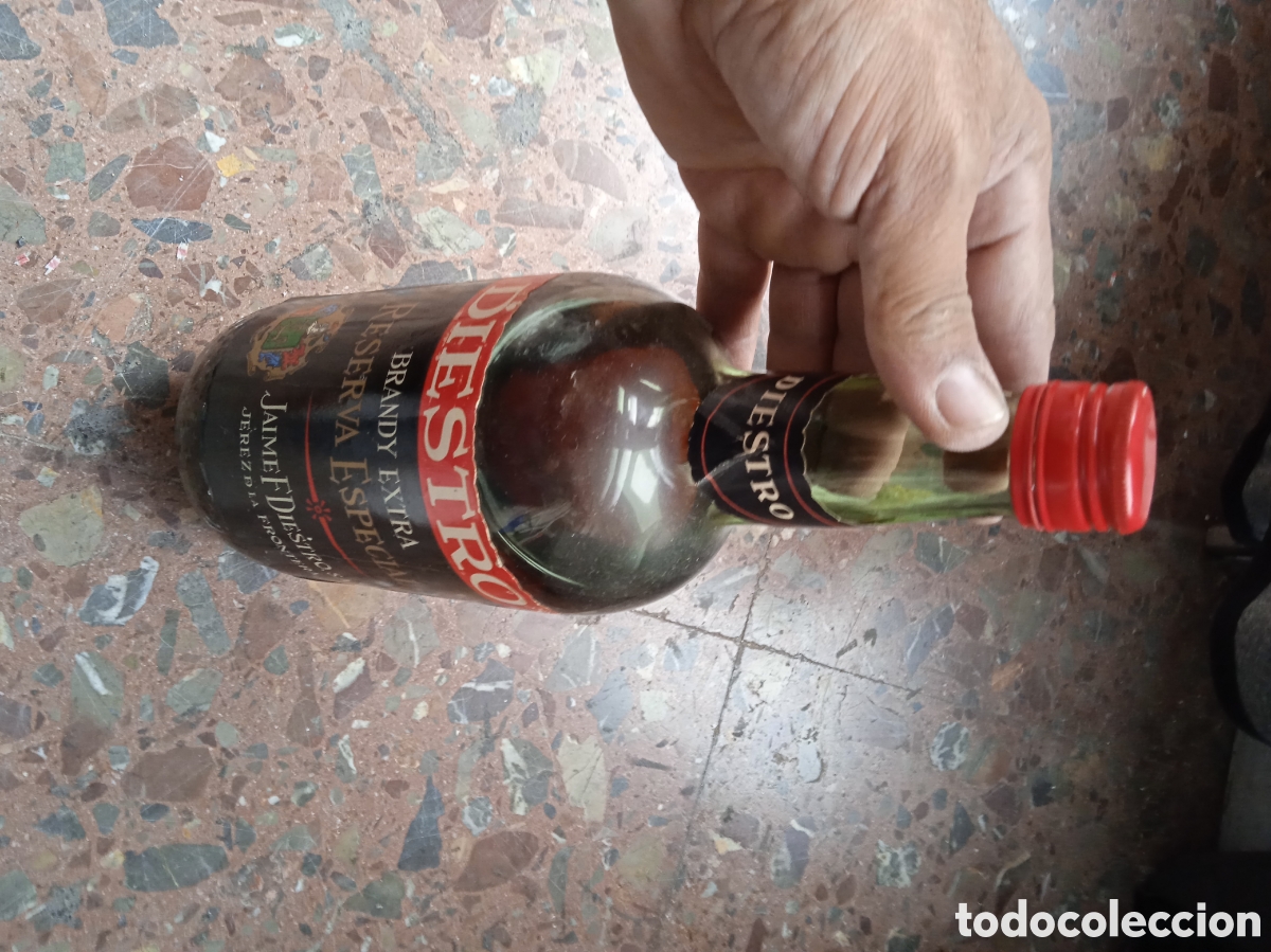 Otras botellas y bebidas antiguas de colecci&oacute;n: Botella de brandy - Foto 4