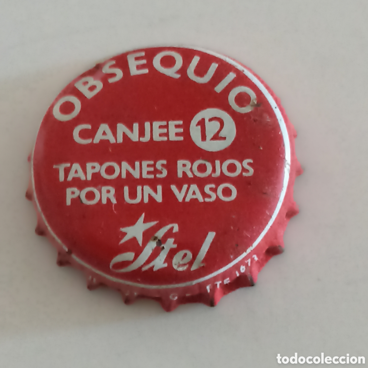 Otras botellas y bebidas antiguas de colecci&oacute;n: Chapa Tap&oacute;n corona antiguo Stel