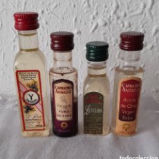 Otras Botellas y Bebidas Antiguas de colección: BOTELLINES ANTIGUOS ,ACEITE Y VINAGRE.