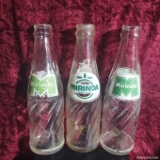 Otras Botellas y Bebidas Antiguas de colección: 3 BOTELLAS DE MIRANDA. DIFERENTES MODELOS.