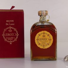 Otras Botellas y Bebidas Antiguas de colección: BOTELLA BRANDY LEPANTO GONZALEZ BYASS CON CAJA OBJETO DE COLECCION