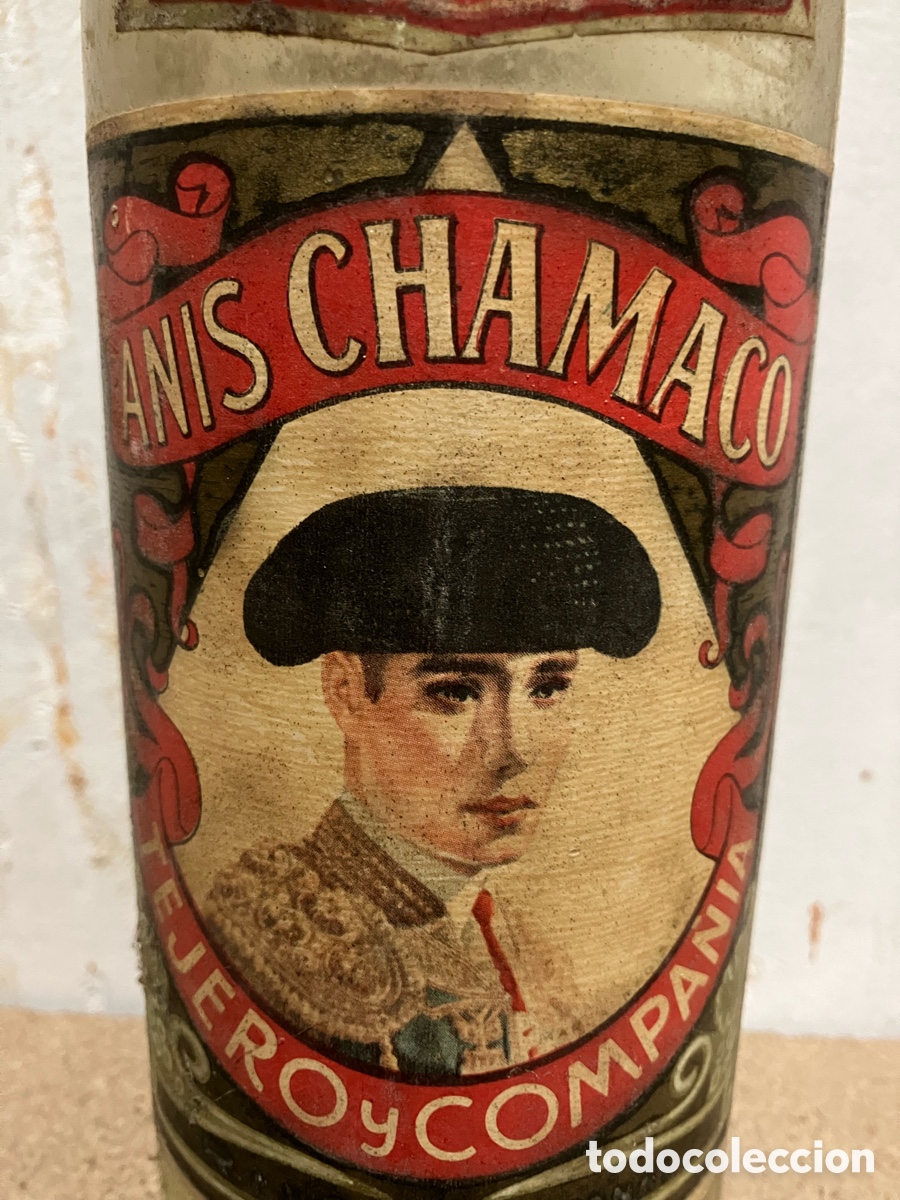 Otras botellas y bebidas antiguas de colecci&oacute;n: Anis chamaco - Foto 1