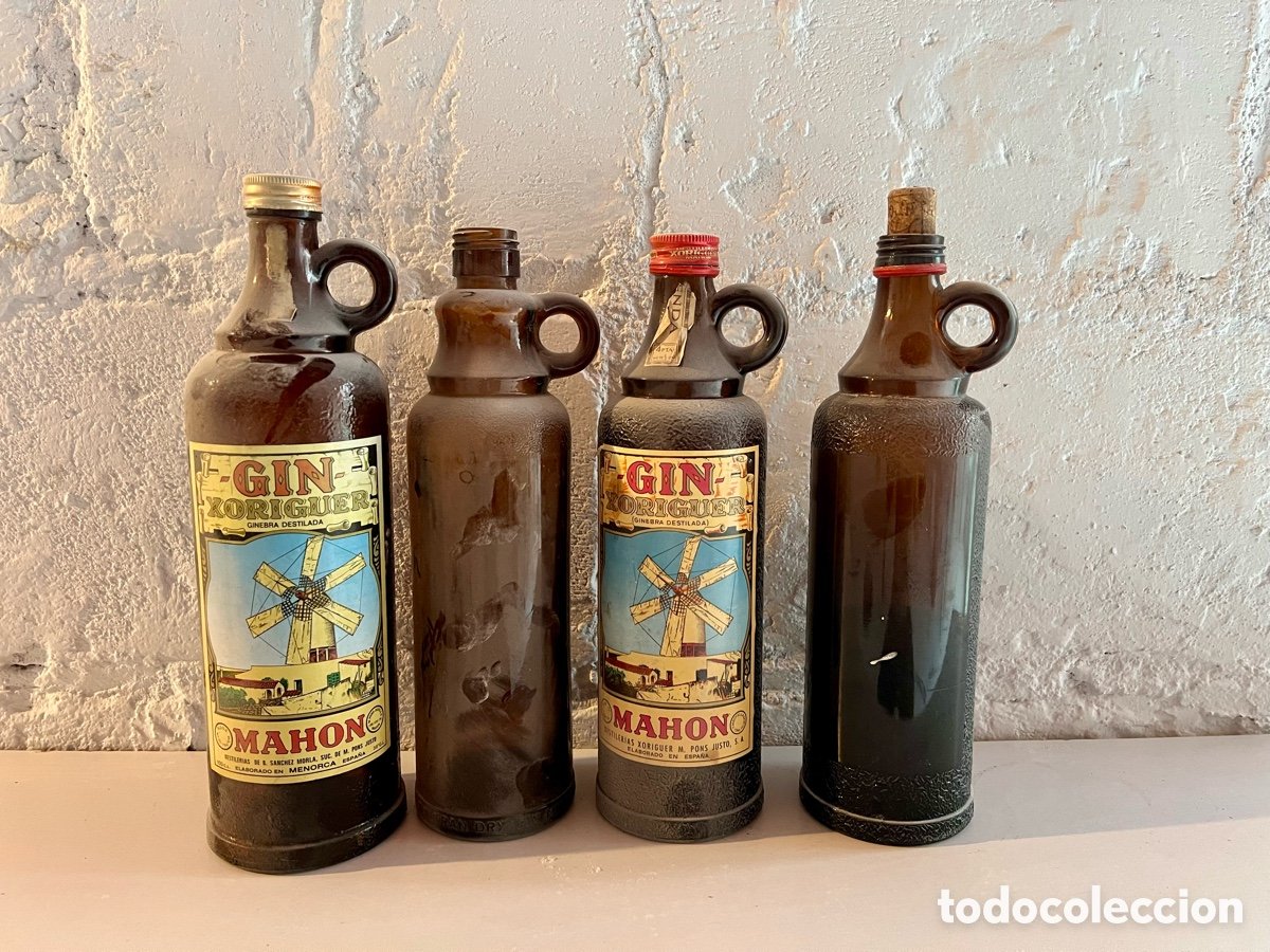 lote de 4 botellas de gin mahon, sin alcohol - Compra venta en ...