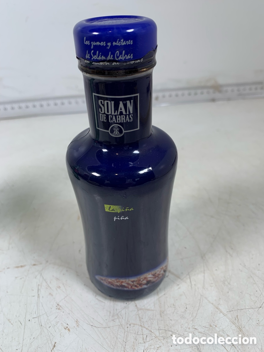 01_ botella solan de cabras piña - Buy Other collectible bottles and drinks  on todocoleccion