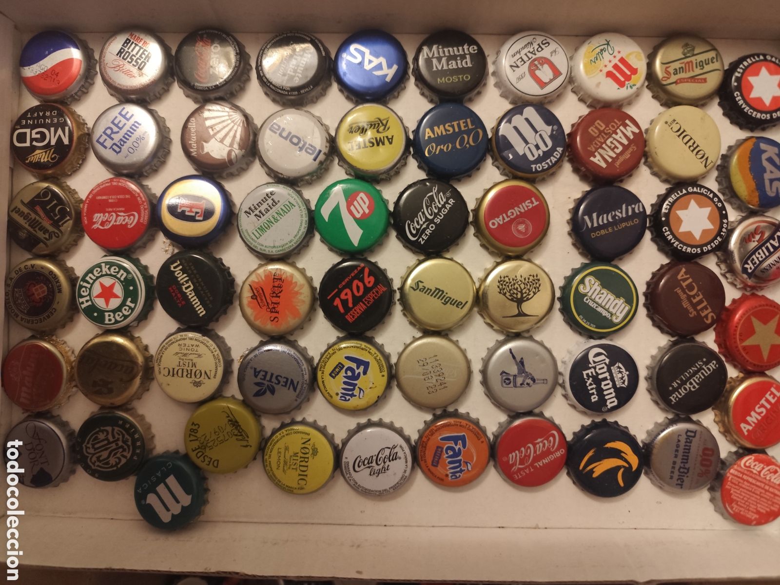 Collecting other Bottles and Drinks: Caja 4,5 kg chapas de cerveza y bebidas tapon corona beer colecci&oacute;n