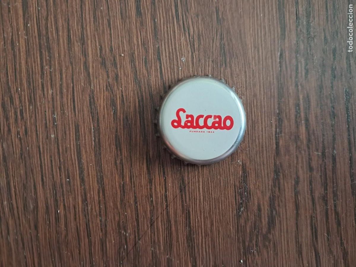 Otras Botellas y Bebidas Antiguas de colecci&oacute;n: chapa tap&oacute;n corona de laccao, batido de chocolate, Mallorca.