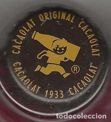 Otras botellas y bebidas antiguas de colecci&oacute;n: 4 chapas variadas batidos - Foto 3