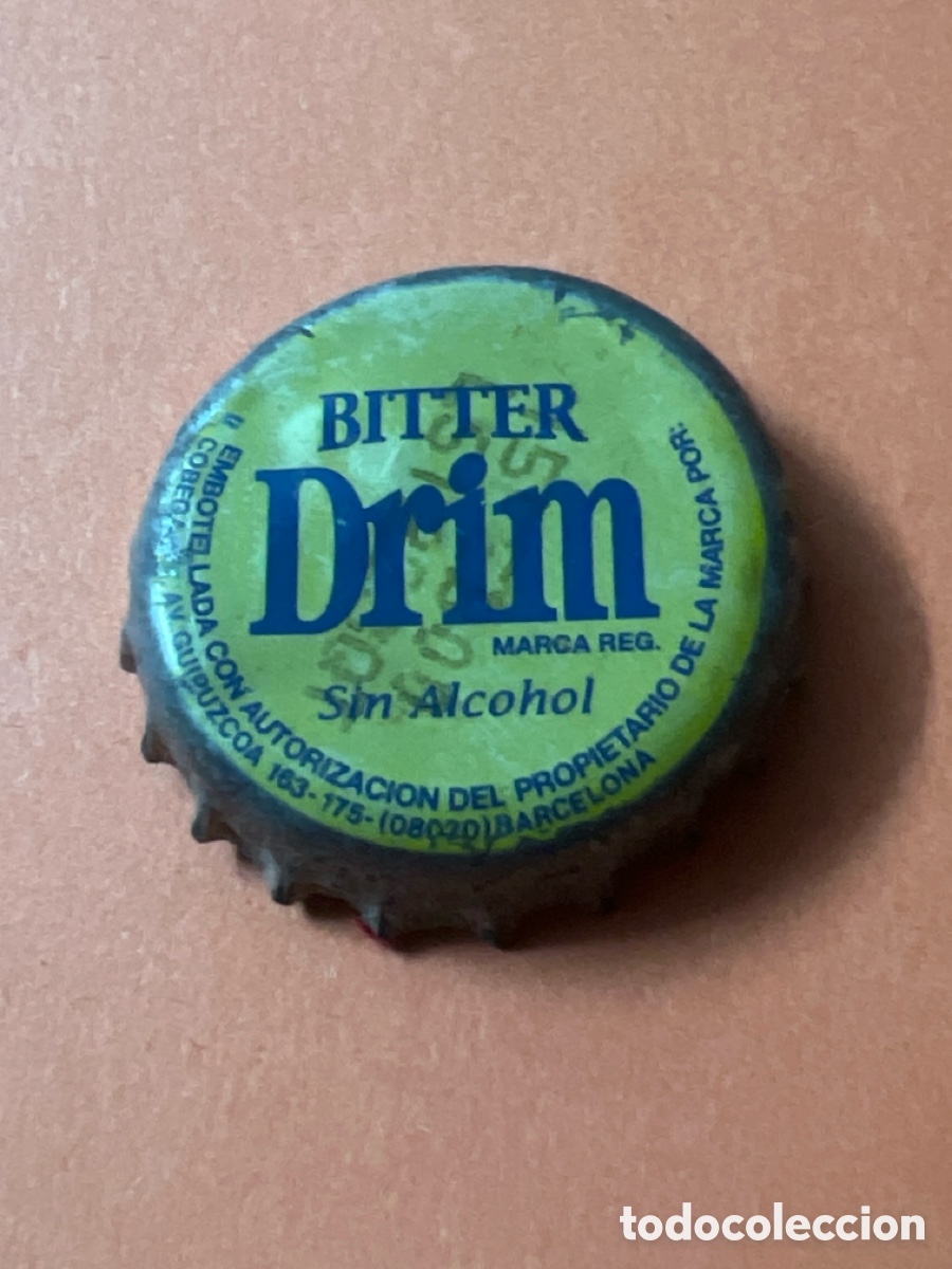 Otras Botellas y Bebidas Antiguas de colecci&oacute;n: T4/X2/B6. TAPON CORONA CAPSULA CHAPA SODA/REFRESCO BITTER DRIM DE BARCELONA (ESPA&Ntilde;A)