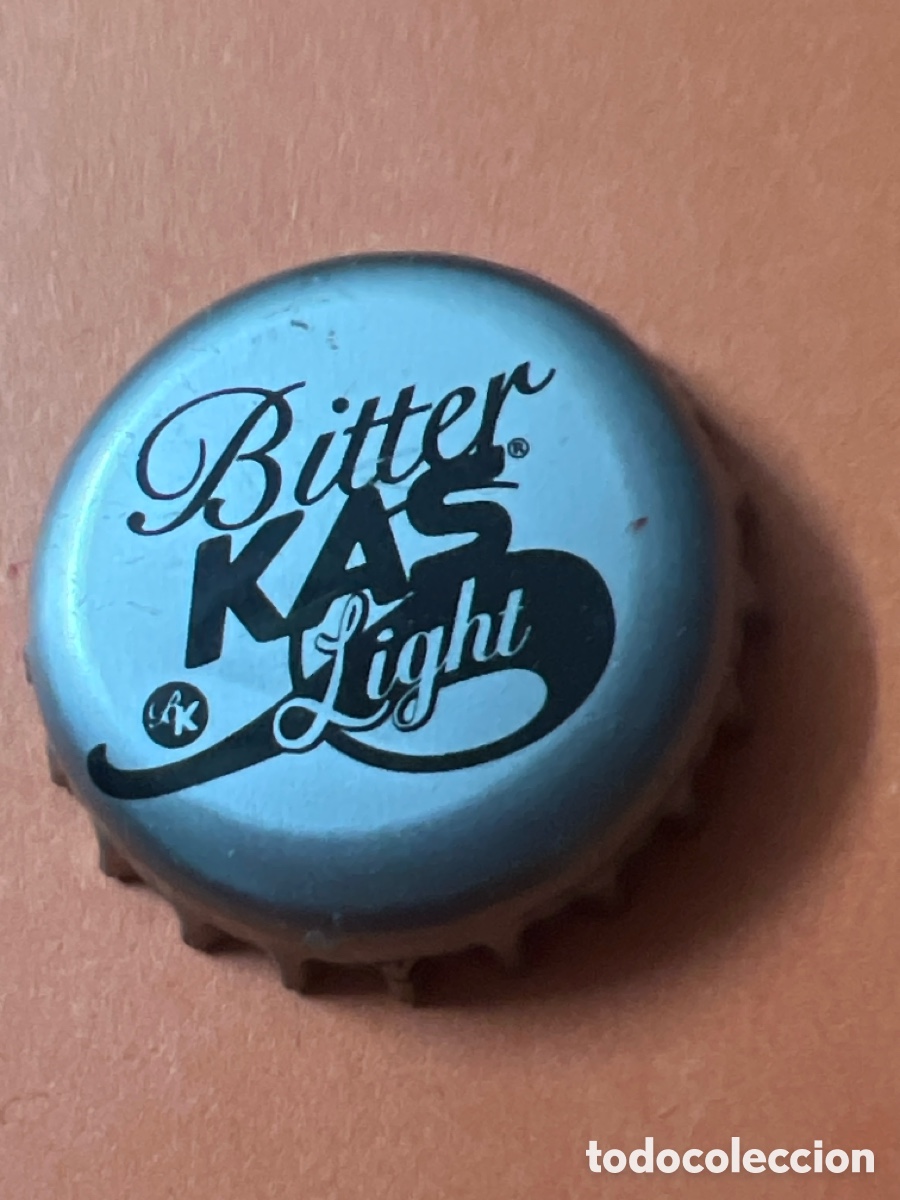 Otras Botellas y Bebidas Antiguas de colecci&oacute;n: T4/X2/D5. CHAPA DE BITTER KAS LIGHT - ESPA&Ntilde;A - ESPA&Ntilde;OLA - CREO ES DIF&Iacute;CIL CONSEGUIR -- BEBIDA
